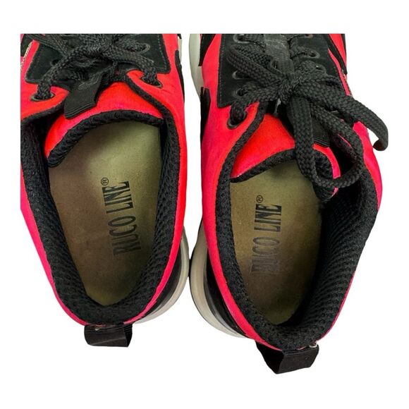 Rucoline Hot Pink with Gold Platform Sneaker Shoes Size EU‎ 38 (7.5) - Picture 7 of 11